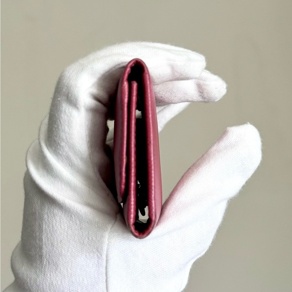 Prada Saffiano Leather Key Case 6 Key Holder - Pink Fuschia - Picture 5 of 14